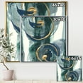 thumbnail image 2 of Mettalic Indigo and Gold II - Posh & Luxe Framed Canvas, 2 of 3
