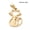 Cat, variant on 10pcs Golden Stainless Steel Pendants Charms Multi-Shape for Necklace Keychain-Hamsa Hand
