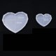 thumbnail image 1 of Molde de silicona for posavasos de mesa redonda recortada en forma de corazón for fabricación de joyas y manualidades, 1 of 2