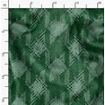 thumbnail image 2 of Soimoi Texture Printed, Japan Crepe SatinFabric, by The Yard 54 Inch Wide, Decorative Sewing Fabric for Dresses Kimonos Gowns, White & Green, 2 of 6