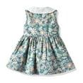 thumbnail image 3 of IROINNID Toddler Girls Sleeveless Floral Printed Sleeveless Pretty Princess Dress, 3 of 9