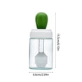 thumbnail image 3 of Ganfancp Cepillo Botella Aceite Cocina Casera Alta Temperatura Cuantitativa Botella Aceite Vidrio Barbacoa Hornear Especial Grado Alimenticio Cepillo Aceite Rebajas Flash Deals Botella X 1 Cepillo X, 3 of 6