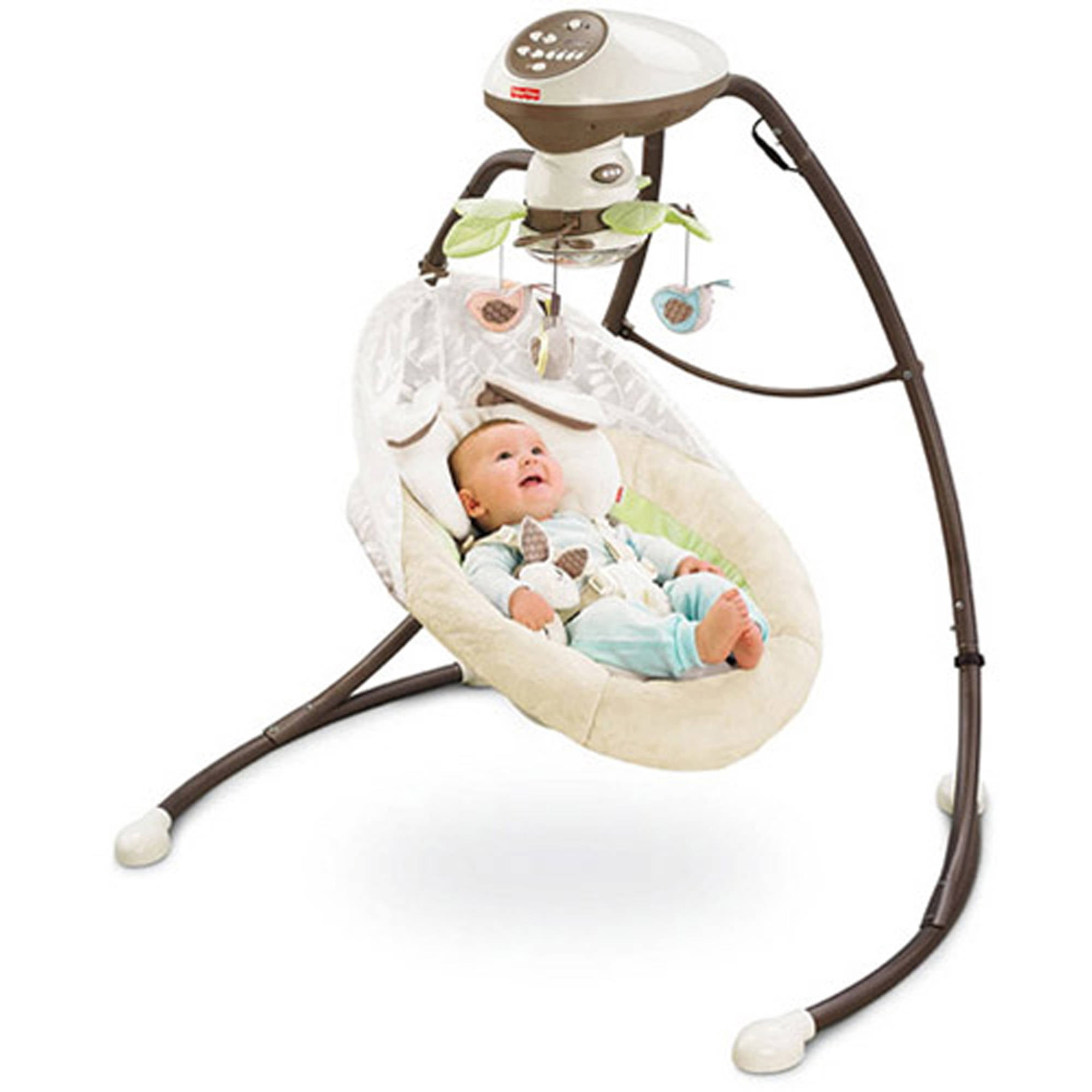 Fisher-Price Snugabunny Cradle n Swing with Smart Swing Technology 