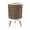 Color 3, variant on Small Trash Can with Lid Zebra Print Contemporary Black White Stripes Rectangular 1.8 Gallon Dog Proof Trash Can Round Garbage Can Waste Bin Wastebasket for Bathroom Bedroom Living Room
