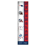 New England Patriots 6" x 24" Progression Wood Sign