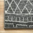 thumbnail image 3 of nuLOOM Bexley Faded Banded Tribal Area Rug, 8' x 10', Bexley Grey, 3 of 5