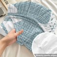 thumbnail image 4 of Twin Sze Fitted Sheet Set - Coastal Starfish 2 Piece Bedding Sets 16" Deep Pocket Fitted Sheet with 1 Pillowcase, Slate Blue Nautical Vintage Marine Life Brushed Microfiber Hotel Luxury Bed Sheets, 4 of 9