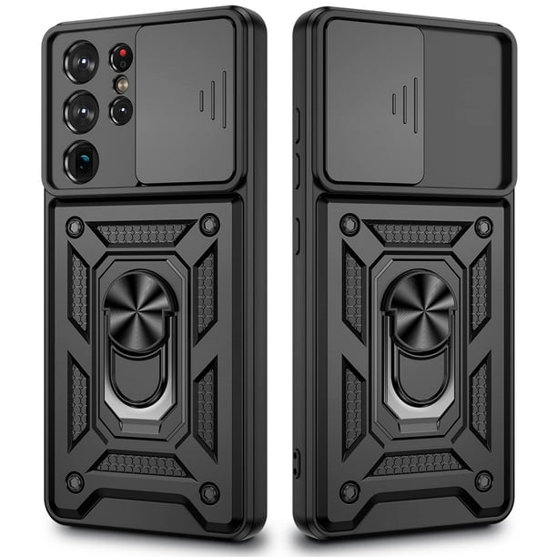 Funda VEGO para Samsung Galaxy S21 Ultra 5G de 6,8 pulgadas, color negro