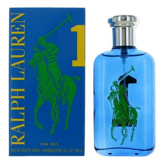 Ralph Lauren  3.4 oz No.1 Polo Big Pony Blue Eau De Toilette Spray for Men by Ralph Lauren