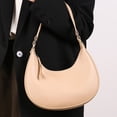 thumbnail image 6 of Womens Stylish Shoulder Bag Commuting Bag PU Leather Underarm Bag Half Bag Color Armpit Bag Trendy Handbags, 6 of 9