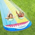 thumbnail image 2 of Slip and Slide Lawn Water Slides - Inflatable Heavy Duty Slip Slides with 2 Bodyboards, Lawn Waterslide Summer Water Toy with Sprinkler for Kids Backy, 2 of 4