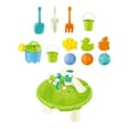thumbnail image 1 of Table d'Eau 13x Table de Bac à Sable pour Activité Extérieure Douches d'Eau Multicolore Table de Jeu Sensorielle Table d'Eau pour Enfant pour Intérieur Extérieur Garçons Ronde, 1 of 8