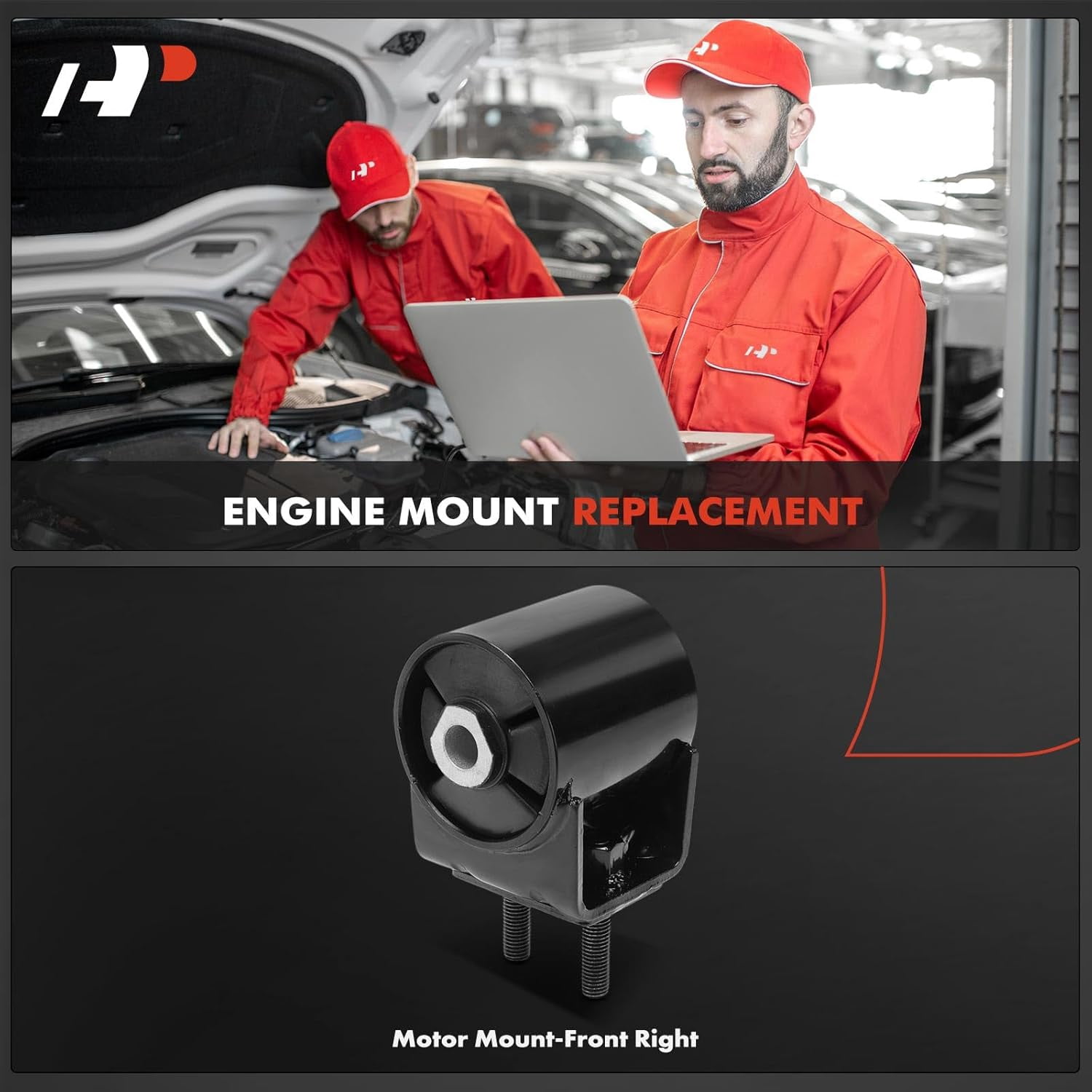 A-Premium Front Right Passenger Side Engine Motor Mount Compatible with Ford F-150 F150 2013-2014, Expedition 2015-2017 & Lincoln Navigator 2015-2017, 3.5L 3.7L