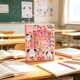 thumbnail image 4 of 6‑Piece Kawaii Stationery Set, Cute Stationery Mini Office Supply Kit, Including Pencils, Eraser, Ruler and Pencil Sharpener, Ideal Gifts for Hoilday(Pink), 4 of 7