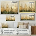 thumbnail image 4 of Designart "Beige And Gold Minimalist Forest I" Forest Floater Framed Canvas Prints, 4 of 5
