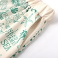 thumbnail image 7 of Women Shorts Sets Outfits Casual Beach Stylish Printed Long Sleeve V Neck Loose Shirt Shorts Suit Summer Outfits For Women Green XXXL, 7 of 7