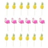 Picks Cocktail Drink Parasols Paper Party Dessert Food Fruit Pick Toppers Decorations Toothpick Pineapple Exquisite