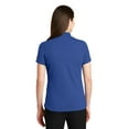 thumbnail image 2 of Port Authority Women's SuperPro Knit Polo, True Blue, XX-Large, 2 of 4