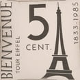 thumbnail image 3 of Bienvenue French "From Paris With Love" Printed Accent Throw Pillow, 18" x 18", 3 of 5