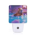 thumbnail image 1 of Fotbe Capybara Bathtub Fun Pattern Plug-in LED Backlit Night Light with Motion Sensor & Dusk to Dawn Sensor Energy Efficient Night Light, Bedroom Night Light-US, 1 of 7