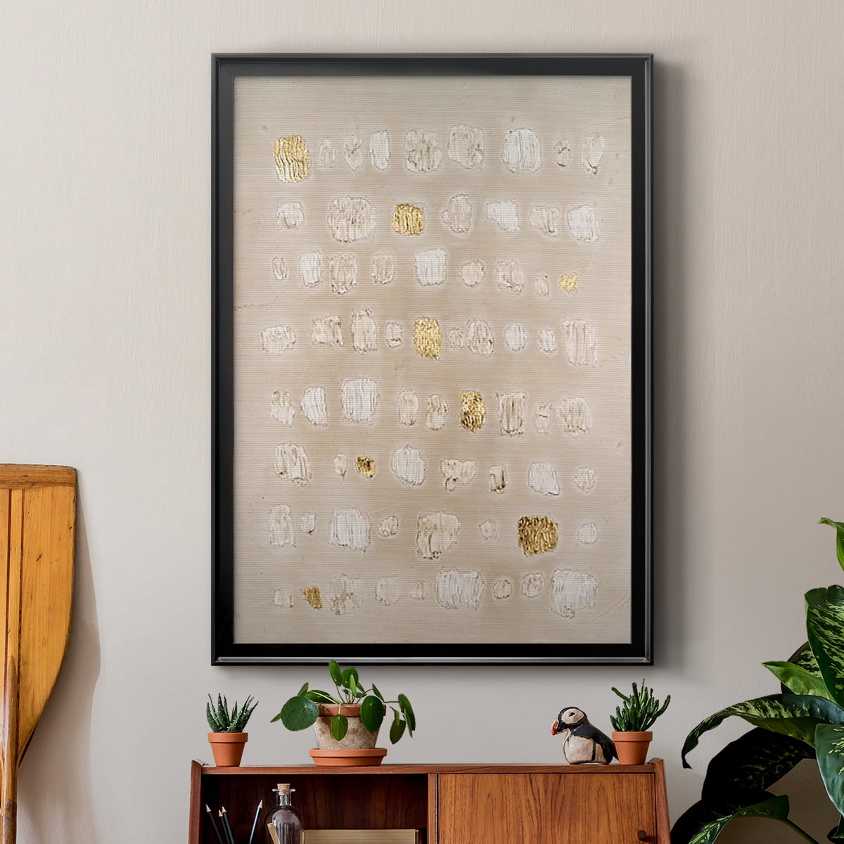 Embellished Cobblestone II Premium Framed Print, in Gold, Black, or Silver - Ready to Hang