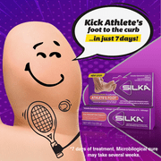 Silka Athletes Foot, Prescription Strength, Antifungal Cream, 1 oz (2 Pack)