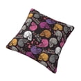 thumbnail image 2 of Rateoe Halloween Skeleton Pattern Throw Pillow Cover Premium Pillow Stuffer Sham Square for Decorative Cushion Bed Couch Sofa(Pillow insert not included), 2 of 8