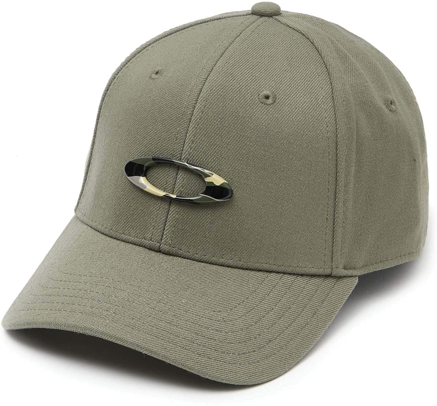 NEW Oakley Tincan Olive Green/Graphic Camo Fitted S/M Golf Hat/Cap -  