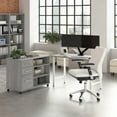 thumbnail image 2 of Hustle 48W x 24D Computer Desk with Storage in Platinum Gray - Engineered Wood, 2 of 8