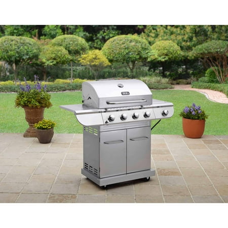 Better Homes and Gardens Stainless Steel 4-Burner Gas ...
