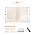 thumbnail image 5 of Beige Sun Shade Sail 8'x10' Rectangle Outdoor Shade Canopy, Retro Oil Painting Modern Abstract Art Aesthetics Porch Shades Outdoor Sun Blocking Screen, Sunshade Cloth Covers for Patio/Deck/Garden, 5 of 5