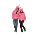 thumbnail image 1 of Diva Unicorn Hoodie Adult Large, Pink, 1 of 1