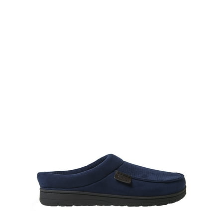 Dearfoams Mens Perforated Clog Slippers
