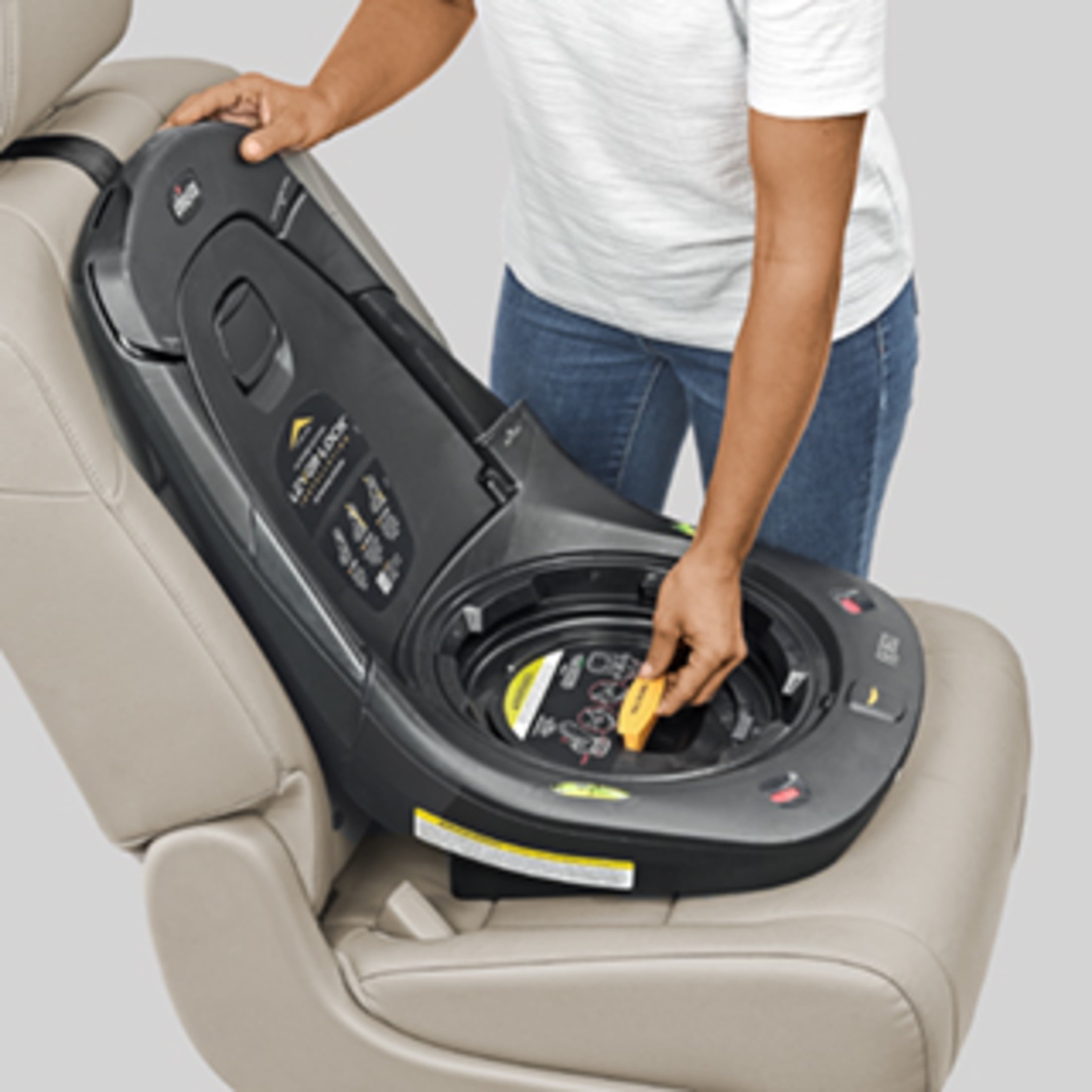 Chicco Fit360 Rotating Convertible Car Seat Base (Grey), New