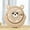Brown, variant on HOARBOEG Cute Bear Shape Small Desktop Fan with Removable Front Cover, 3 Speeds Table Fan, Rechargeable Air Circulator Fan, Strong Airflow, USB Mini Fan for Office Dorm Travel