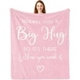 thumbnail image 1 of LHSHID Get Well Gifts for Women After Surgery Inspirational Gifts for Women Sympathy Gift Thinking of You Gifts Breast Cancer Gifts for Woman Feel Better Gifts Healing Blanket Pink 30"x40", 1 of 7