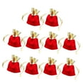 thumbnail image 4 of SHOWERORO 10 Pcs Silk Pouch Cloth Pouches for Wrapping Women, 4 of 8