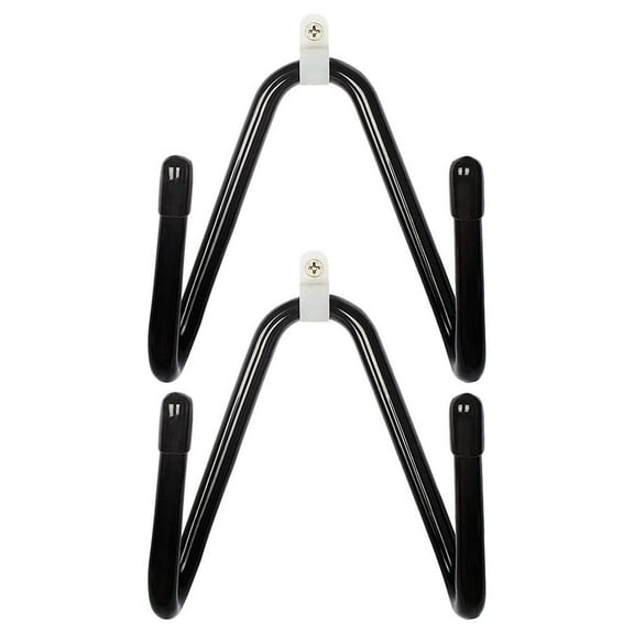 Gongc Skateboard & Bike Wall Mount Rack - Adjustable Garage Surfboard Hook (Black)