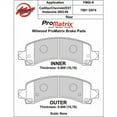 thumbnail image 3 of Wilwood Pad Set Promatrix D974, 3 of 6