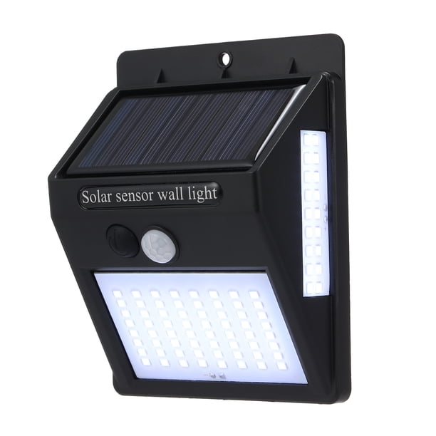 Luces de pared Sensor de luz solar LED Luces de pared 100pcs Cuentas LED IP65 Impermeable Sensor de movimiento PIR con energía solar Luces de ahorro de energía Luces nocturnas para jardín Patio Camino Romacci Luces de pared