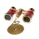 thumbnail image 1 of 3×25 Vintage Opera gafas Mini teatro prismáticos compactos ligeros con cadena estuche y paño de lim Abanopi Telescopio, 1 of 7