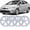15 inch- White Lacquer, variant on 4Pcs Hubcap for 2010-2015 Toyota Prius,15" Wheel Rim Cover Replacement,Compatible with Alloy Wheels,Snap on Car Truck SUV Hubcap,ABS+PC Material,White Lacquer & Red Lacquer