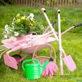 thumbnail image 2 of Flamingo Garden Delight, Ergonomic Design for Children Lawn Care Hand Tools Mini Garden Tools, Vibrant Flamingo Head Design, Durable Material Kids Tools, for Ages 3+, 2 of 5