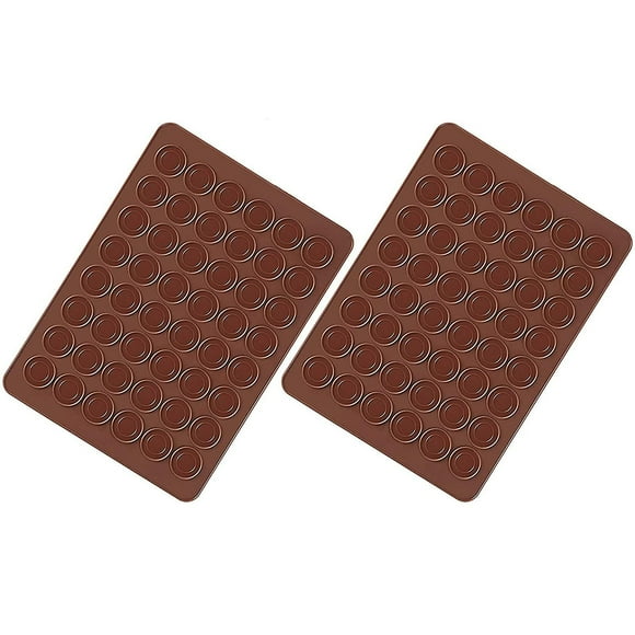 Macarons Baking Mat Baking Set For Making Homemade Macarons Mat For Macaroon Silicone Brown Macaron Plate Macaroon Plate Meringues Silicone Mold For 4