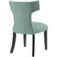 thumbnail image 3 of Modway EEI-2221-LAG Chaise de Salle à Manger en Tissu Courbé, Laguna, 3 of 4