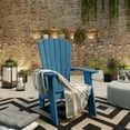 thumbnail image 3 of Capterra Casual 100% Canadian Recycled Plastic Adirondack Chair, 3 of 3