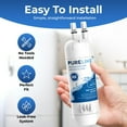 thumbnail image 2 of Pureline Whirlpool® EDR1RXD1 Replacement for Everydrop Filter 1, W10295370A, P8RFWB2L, P4RFWB, Kenmore® 46-9081 Refrigerator Water Filter (3 Pack), 2 of 4