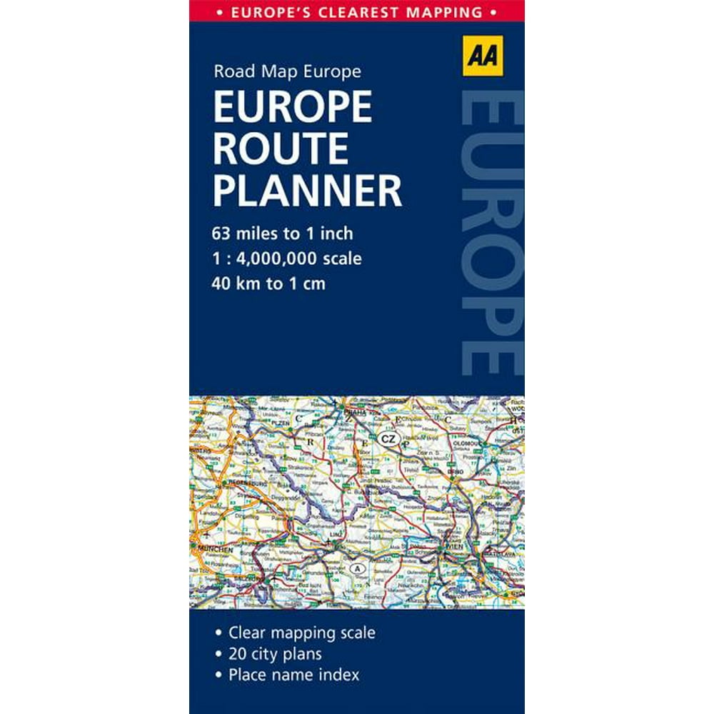 Road Map Europe Road Map Europe Route Planner (Sheet map, folded)