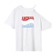 thumbnail image 1 of Camiseta para mujer verano ajuste regular cuello redondo camiseta básica para trabajo camping playa SG, 1 of 7
