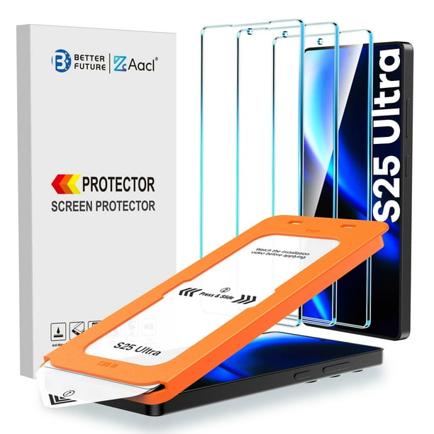 Protector de pantalla AACL de vidrio templado para Samsung Galaxy S25 Ultra 5G 6.9", paquete de 3